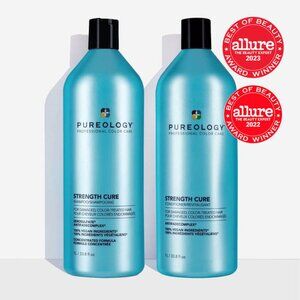 Pureology Strength Cure Shampoo and Conditioner LITER 33.8oz each